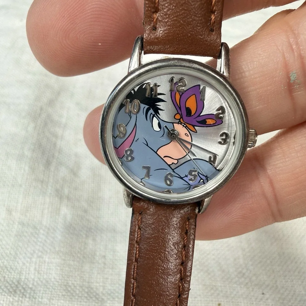Disney Eeyore Butterfly Watch Walt Disney World Needs Battery Vintage 90s